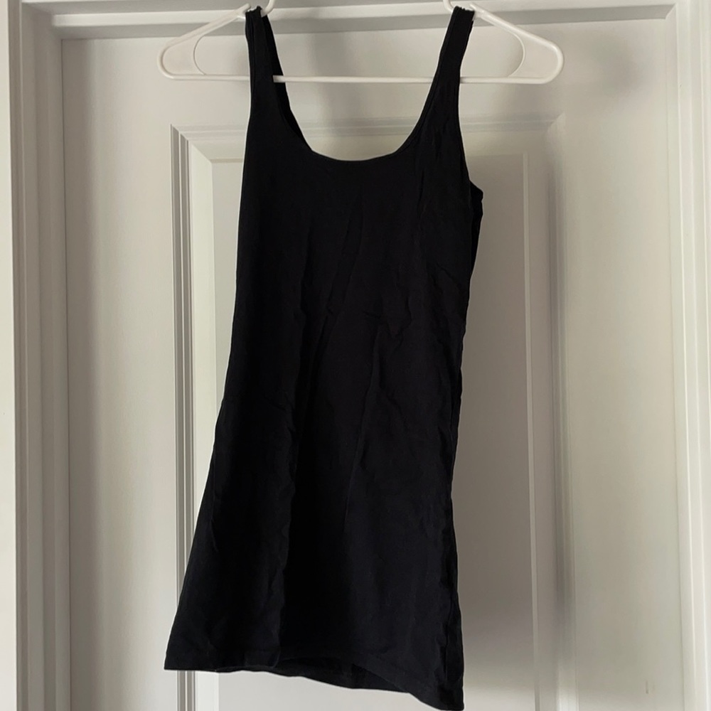 Black tank top